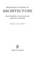 Tapa de The Penguin dictionary of architecture