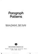 Tapa de Paragraph Patterns