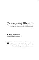 Tapa de Contemporary rhetoric