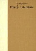 Tapa de A Survey of French Literature (Volume 1)