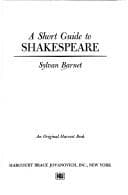 Tapa de A short guide to Shakespeare