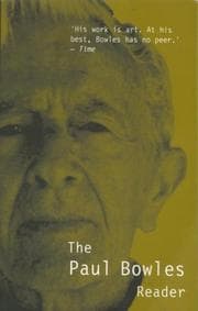 Tapa de The Paul Bowles reader
