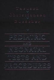 Tapa de Pediatric and neonatal tests and procedures