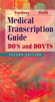 Tapa de Medical transcription guide