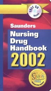 Tapa de Saunders Nursing Drug Handbook 2002