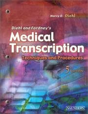 Tapa de Diehl and Fordney's medical transcription
