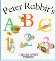 Tapa de Peter Rabbit's A B C and 1 2 3 (The World of Peter Rabbit)