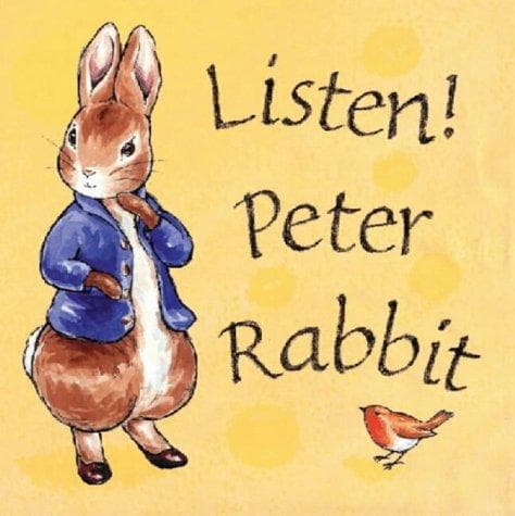 Tapa de Listen Peter Rabbit (Peter Rabbit Nursery)