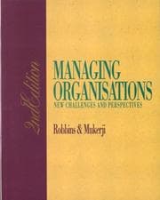 Tapa de Managing Organisations