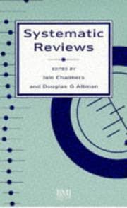 Tapa de Systematic Reviews