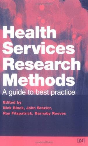 Tapa de Health Services Research Methods