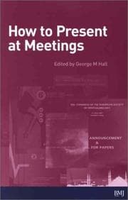 Tapa de How to Present at Meetings