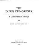 Tapa de The Dukes of Norfoldk A Quincentennial History