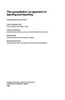 Tapa de The Consultation