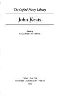 Tapa de Selected Poetry (Oxford Poetry Library)