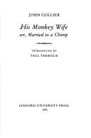 Tapa de His Monkey Wife