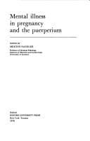 Tapa de Mental illness in pregnancy and the puerperium