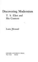Tapa de Discovering Modernism
