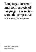 Tapa de Language, context, and text