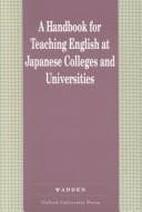 Tapa de A handbook for teaching English at Japanese Colleges and Universities