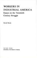 Tapa de Workers in industrial America
