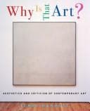 Tapa de Why Is That Art?