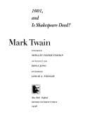 Tapa de Works (1601 / Is Shakespeare Dead?)