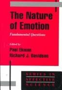 Tapa de The nature of emotion