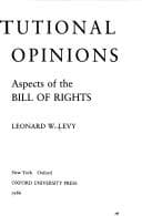 Tapa de Constitutional opinions