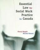 Tapa de Essential law for social work practice in Canada