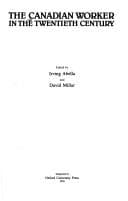 Tapa de The Canadian worker in the twentieth century