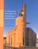 Tapa de A History of Canadian Architecture