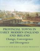 Tapa de Provincial towns in early modern England and Ireland