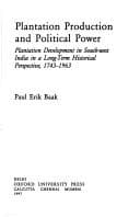 Tapa de Plantation Production and Political Power