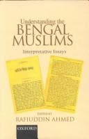 Tapa de Understanding the Bengal Muslims