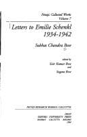 Tapa de Netaji: Collected Works: Volume 7: Letters to Emilie Schenkl, 1934-1942 (Netaji : Collected Works, Vol 7)