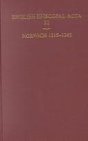 Tapa de English Episcopal Acta: Volume 21