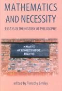 Tapa de Mathematics and Necessity