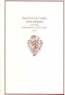 Tapa de Paston Letters and Papers of the Fifteenth Century