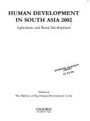 Tapa de Human Development in South Asia 2002