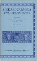 Tapa de Carmina cum Fragmentis (Oxford Classical Texts Ser)