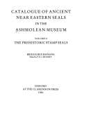 Tapa de Catalogue of ancient Near Eastern seals in the Ashmolean Museum