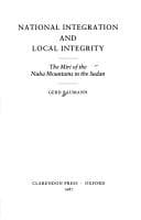 Tapa de National Integration and Local Integrity