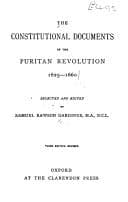 Tapa de The Constitutional documents of the Puritan Revolution 1625-1660