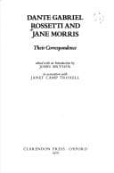 Tapa de Dante Gabriel Rossetti and Jane Morris