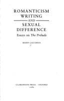 Tapa de Romanticism, Writing, and Sexual Difference