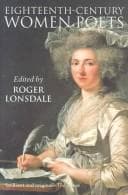Tapa de Eighteenth century women poets
