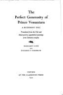 Tapa de The perfect generosity of Prince Vessantara