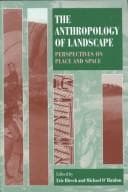 Tapa de The anthropology of landscape