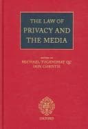 Tapa de Law of Privacy and the Media